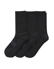 Hanes Originals Men’s Crew Socks Pack, 3-Pairs, SuperSoft