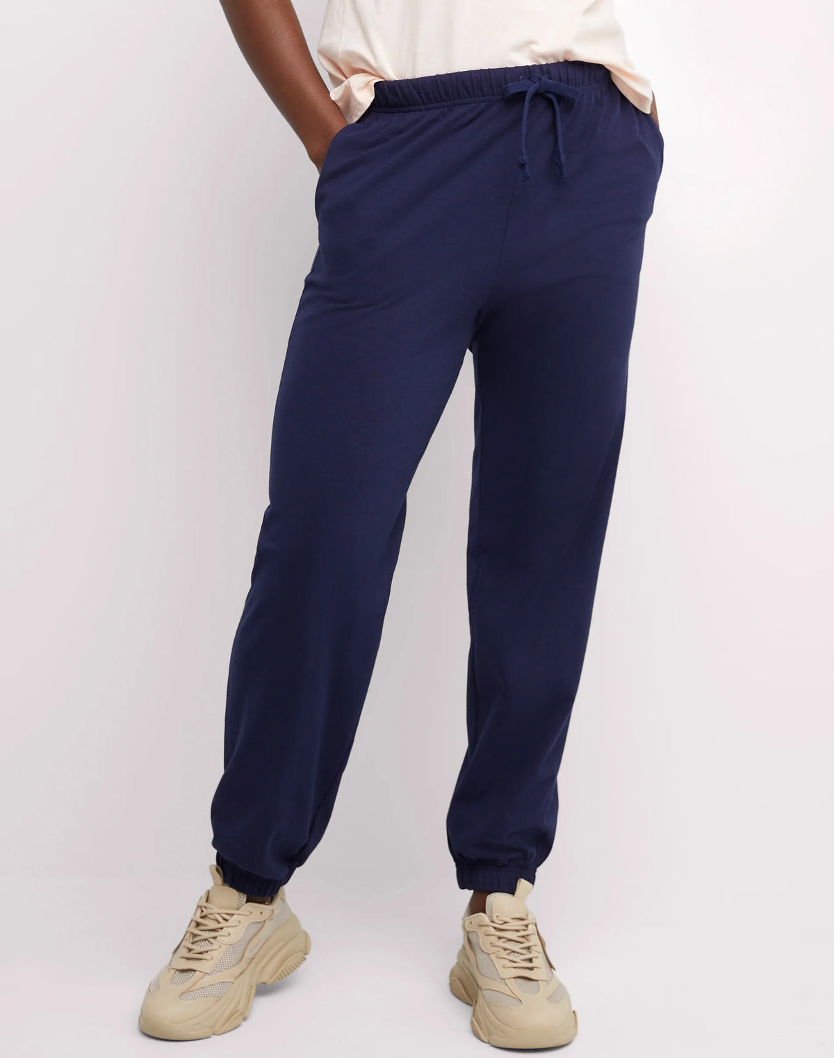 Hanes Essentials Women's Cotton Jersey Joggers, 29"